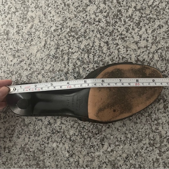 Fendi Zucca Kitten Heels - Picture 16 of 16